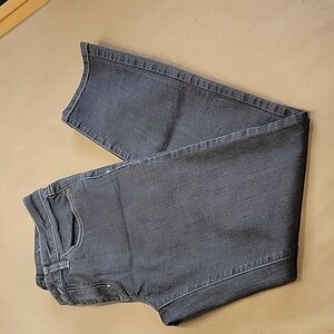 prAna Size 8, Dark Gray with White Stitching Womens Jeans, Excellent Condition